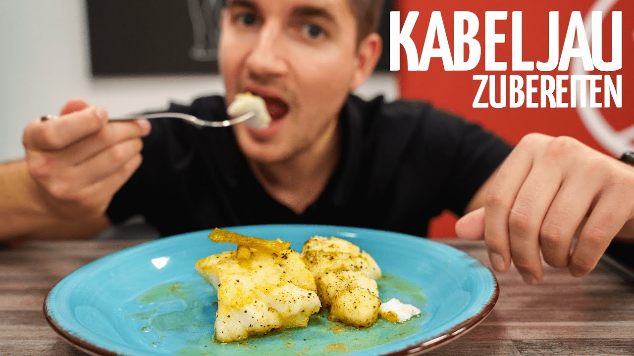 Fisch richtig braten-Kabeljau in der Pfanne gebraten 2 einfache \u0026 schnelle Rezepte-Kabeljau gebraten