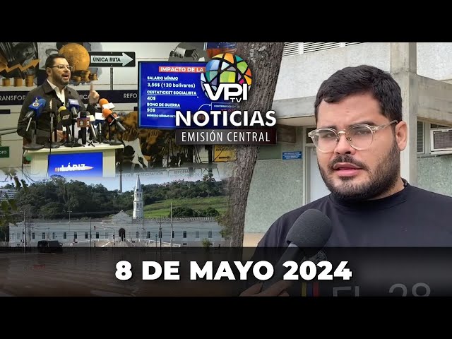 Noticias de Venezuela hoy en Vivo 🔴 Miércoles 8 de Mayo de 2024 - Emisión Central - Venezuela
