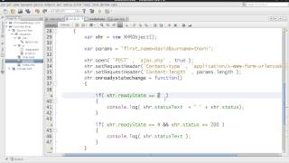 AJAX XMLHttpRequest - Javascript - Using POST Request - DETAILED - Part 3 of 4
