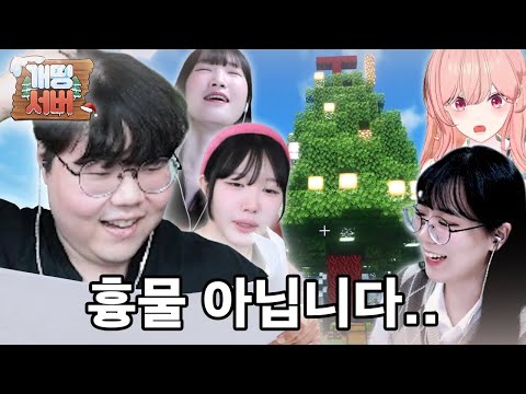 경악! 마크 고인물 서넹 다주가 극?찬한 이유.. 모라라 초승달도 놀란 울프의 건축 실력은?! | 개띵서버 | 마인크래프트