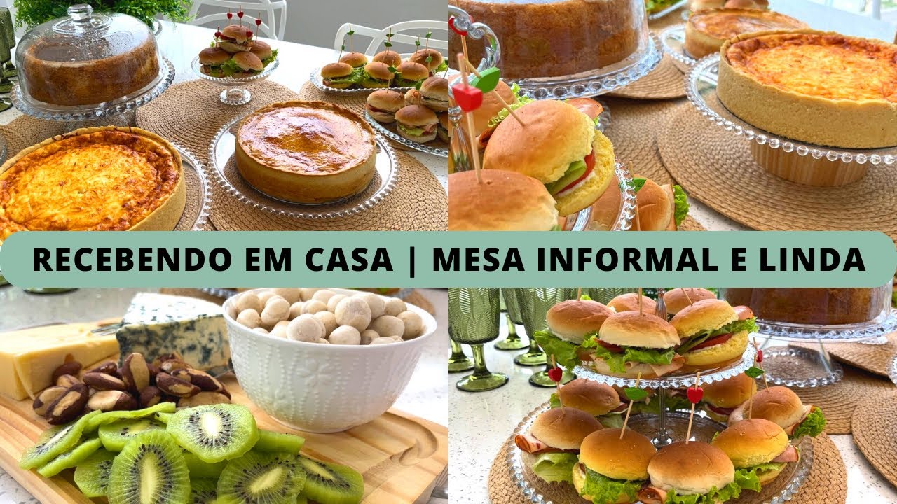 RECEITAS | MESA POSTA LINDA E INFORMAL