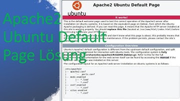 Ubuntu Default Page LÖSUNG