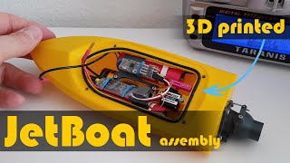 3D Printed RC JET Boat with JET Drive  Assembly