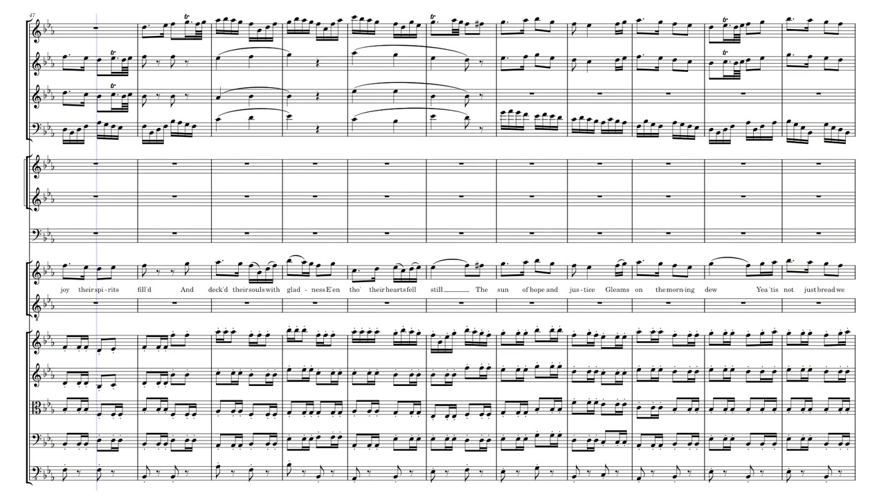 Symphony-Cantata in Eb 
