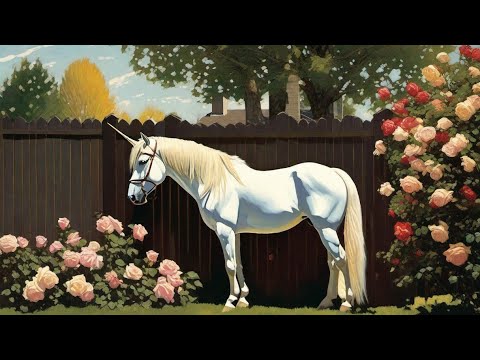 The Unicorn In Garden James