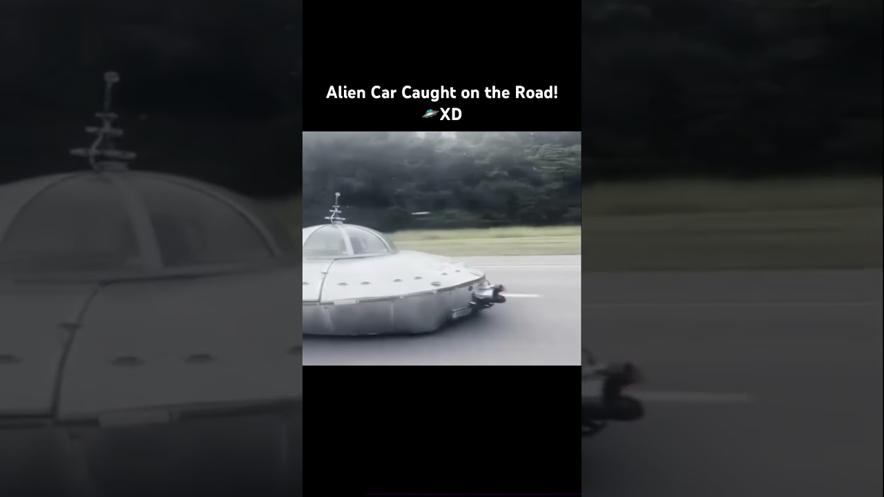 Alien Car Caught on the Road! 🛸 