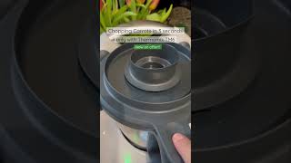 Chopping Carrots in 3 seconds with Thermomix TM6 #shorts screenshot 4