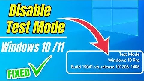 How to Disable Test Mode in Windows (100% Working Method) #testmode #techbits #windows 