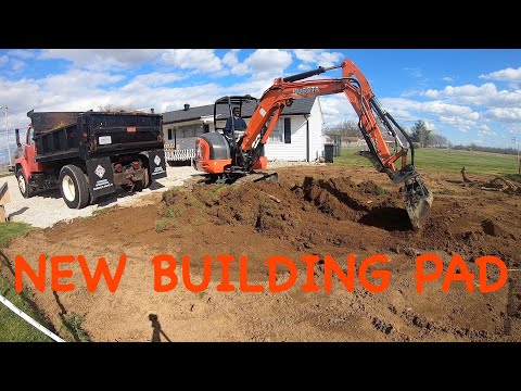 Pole Barn Building Site - Preparation & Leveling Ground