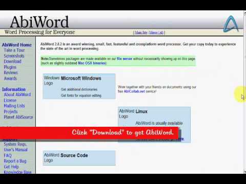 Need A Lightweight Word Processor With Word Count? Download AbiWord FREE