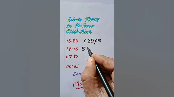 Converting time to 12 hour time#MathMarrow#Math shorts