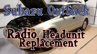 How To: Replace 2000-2009 Subaru Outback Radio Headunit (Step-by-Step)