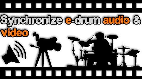 Producing e-drum cover videos
