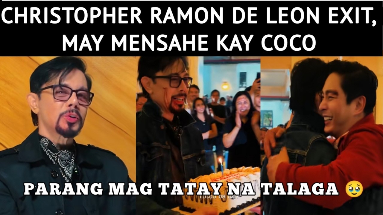 Кристофер Рамон де Леон уходит, у него есть послание для Коко.