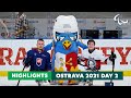 Ostrava 2021 Day 2 Highlights | World Para Ice Hockey World Championships | Paralympic Games