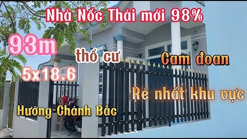 Đất Cần Giuộc Giá Rẻ| Nhà nốc Thái còn mới 98% giá rẻ nhất khu vực,lô 2 mặt tiền đường lớn.