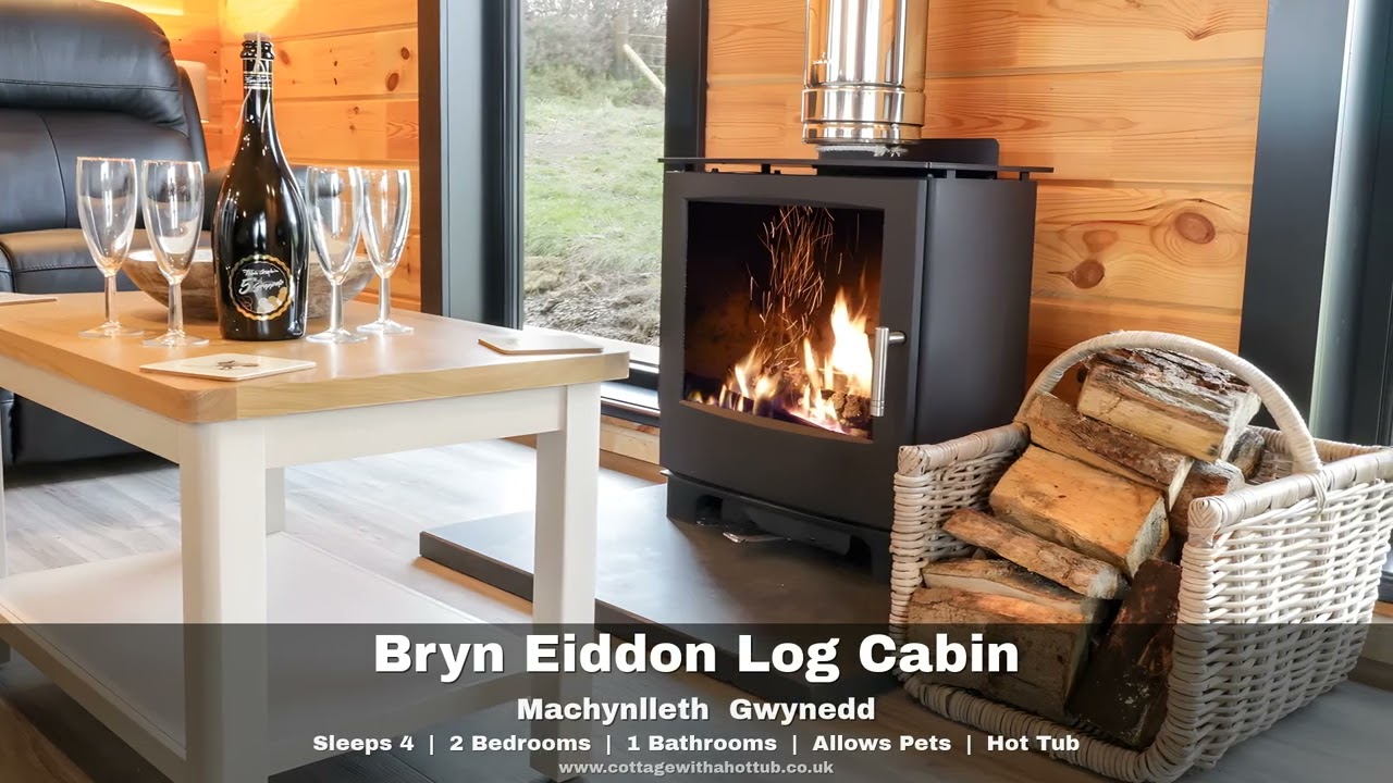 Bryn Eiddon Log Cabin video tour