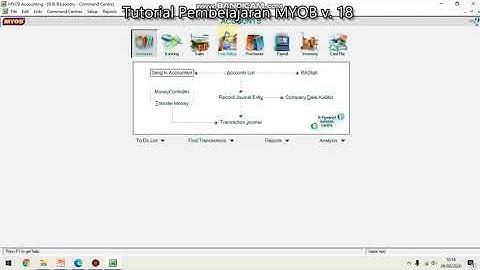 Ekspor Impor Akun pada MYOB V. 18