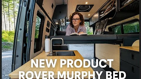 NEW: Rover Vans Murphy Bed + Desk System | Modular Sleeping for Sprinter, Transit & Promaster