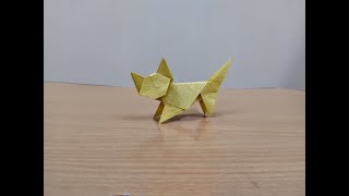 How To Make An Origami Cat Easy