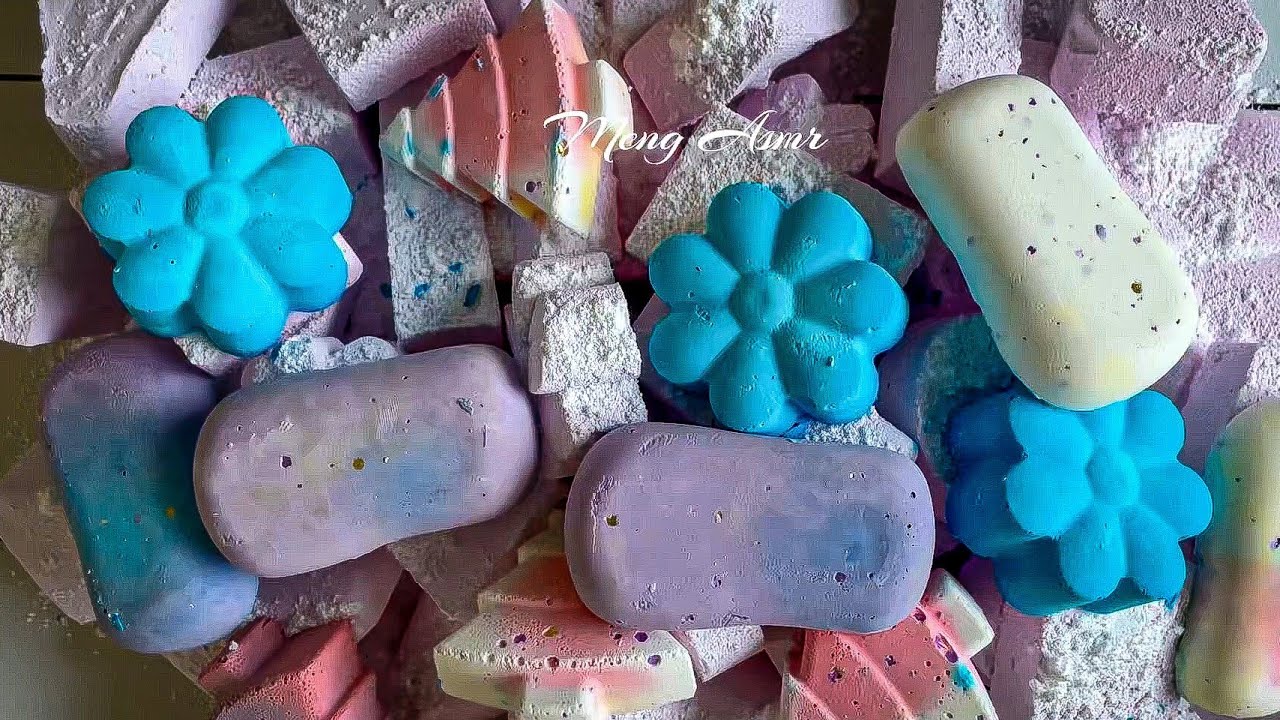 ✨Sped Up✨💜😻Super Relaxing Crunchy Colourful Reforms😋💜 | @Meng-asmr  | Gym Chalk Edit