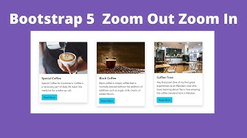 How to Create Bootstrap 5 Card Zoom In and Zoom Out Effect - Zoom Card Effect #bootstrap #zoom
