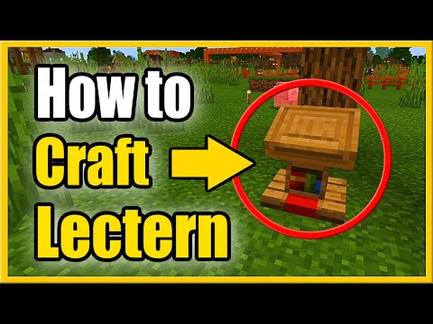 How to Make a Lectern in Minecraft Survival (Fast Recipe Tutorial)