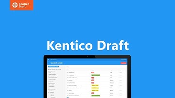 Optimize your content production process with Kentico Draft