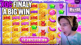 XQC CRAZY Come Back! BIGGEST WIN Sugar Crush