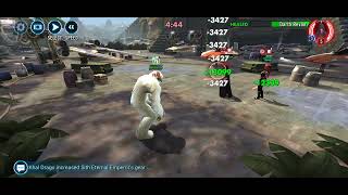 3v3 Wampa vs Darth Revan... womp womp