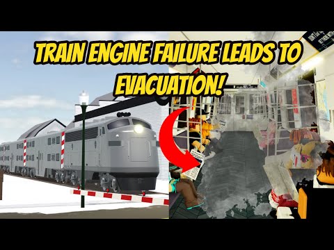 Greenville, Wisc Roblox l Realistic Train Conductor Trip *EMERGENCY EVACUATION* Roleplay