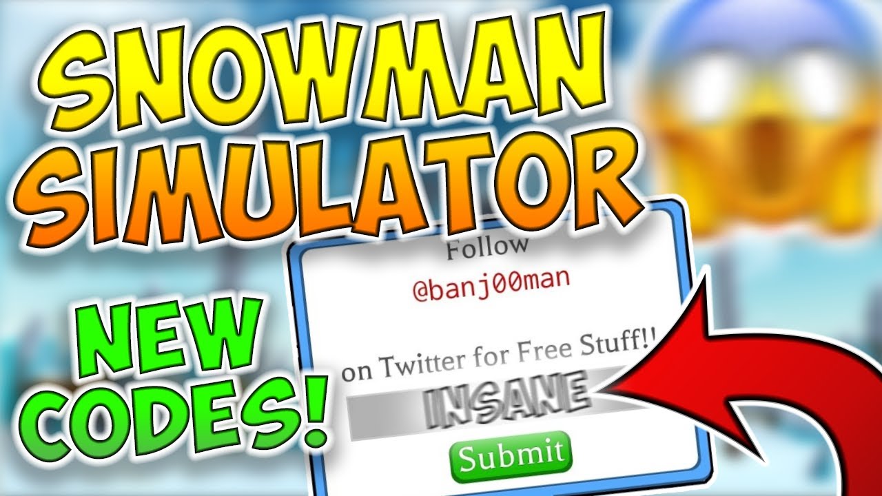 All Codes In Snowman Simulator 2020 Roblox Youtube - all codes in snowman simulator roblox roblox games