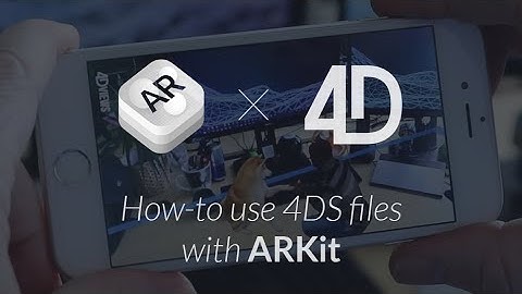 5 minutes for developing your first hologram app for iOS: 4DViews, Unity & Apple ARKit