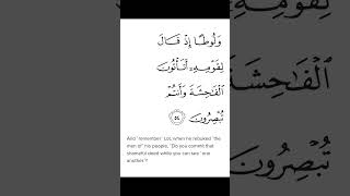 Surah An Naml Ayat 54 #shorts #quran #fatihseferagic