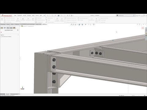 Creating bolted steel connections in SOLIDWORKS with SolidSteel parametric for SOLIDWORKS