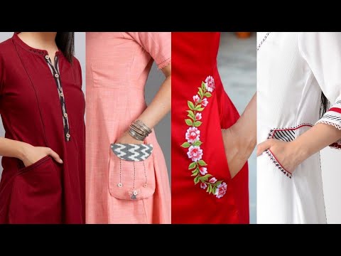 Latest #Pocket #Kurta||#Pocket #Kurti #Designs 2020||#Pocket Style Frock||Pocket Style Shirt Designs