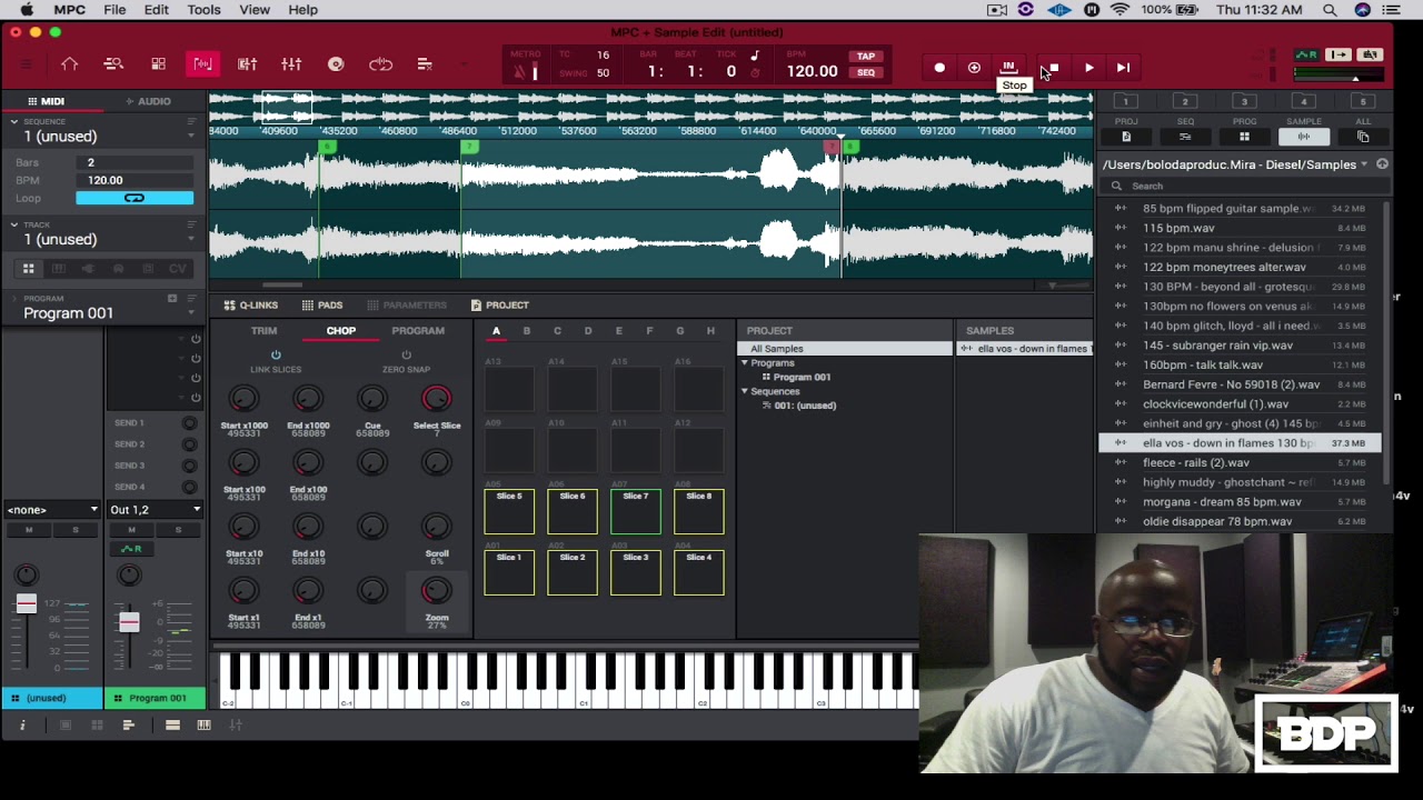 MPC X: Chop Sampling *Old School Sampling Technique* - YouTube