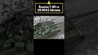 Russian T-80 vs US M1A2 Abrams #tank #танк #shorts #like #subcribe #ai #t80 #m1abrams
