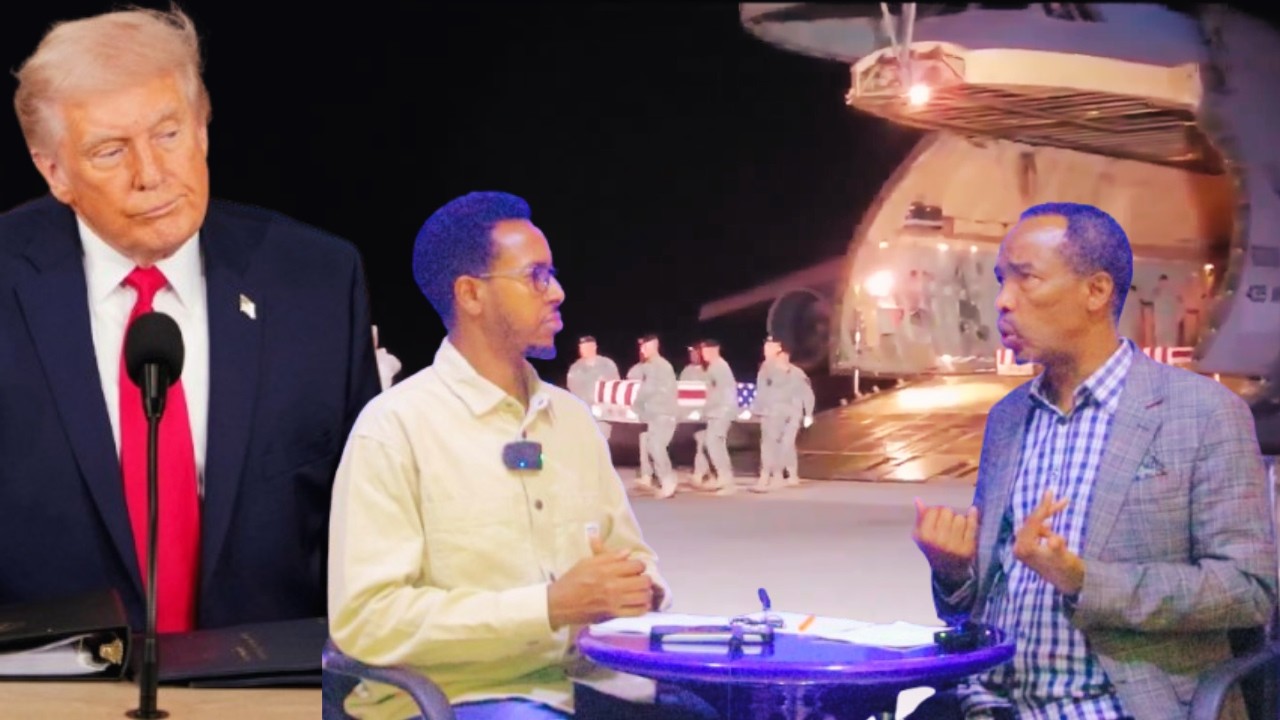 Deg deg Oday Trumb oo 3-dii Taliye maydkoda diyaaradii siday ka dul Oyaya