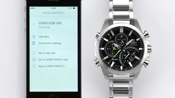 Set World time on Bluetooth enabled Edifice EQB-500