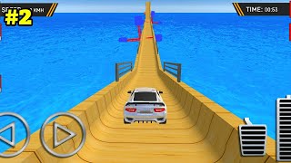 3D Ramp Car Stunt | अच्छा गेम खेलने वाला गेम | गाड़ी वाला गेम | Android Gameplay#2 screenshot 4