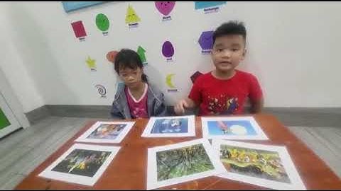 Tiếng Anh Giao Tiếp Thiếu Nhi Tại Phan Thiết: Hana and Win talking about Mid Autumn Festival