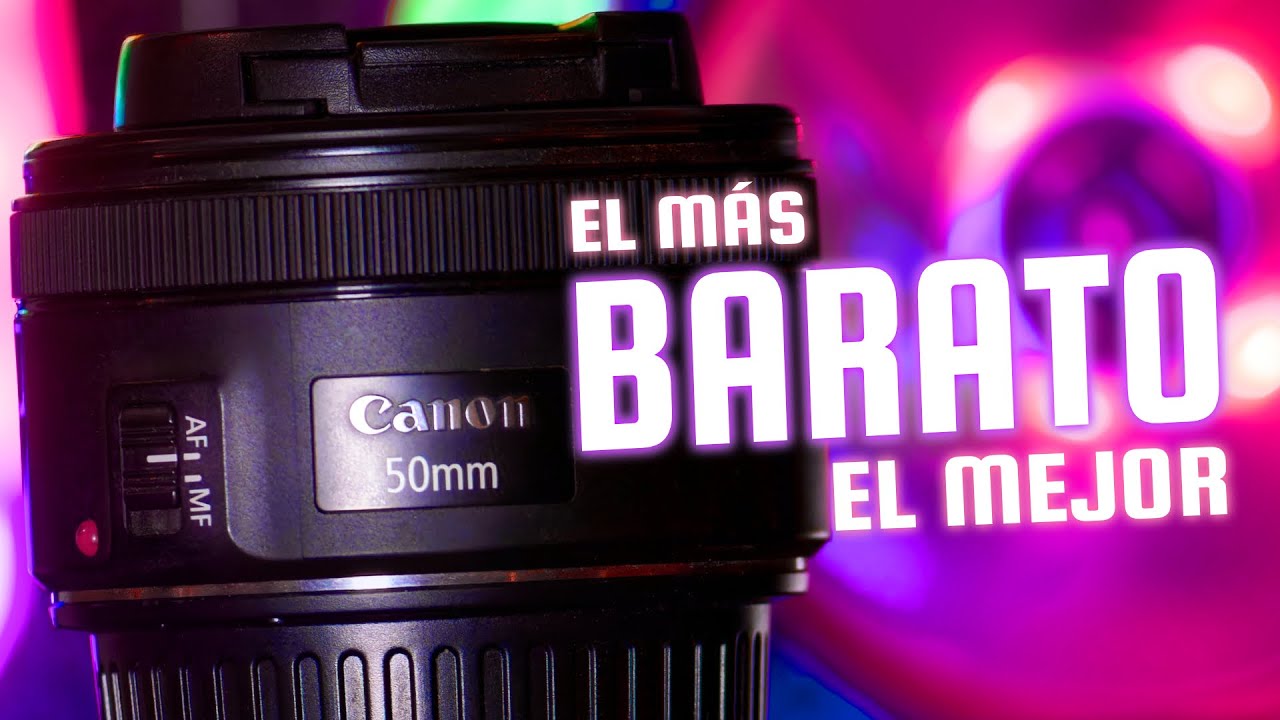 El OBJETIVO de fotografía MÁS VENDIDO del MUNDO📸CANON 50MM F1.8 STM 