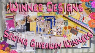 Winner Designs Sewing Giveaway Winners