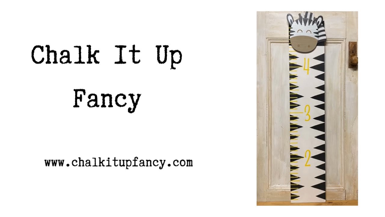 DIY Target Zebra Head made Growth Chart YouTube