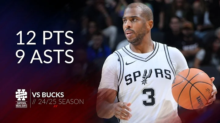 Chris Paul 12 pts 9 asts vs Bucks 24/25 season