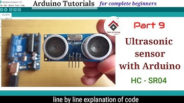 Ultrasonic sensor HC-SR04 with Arduino(code explained) Distance Measuring Senosr -Arduino tutorial 9