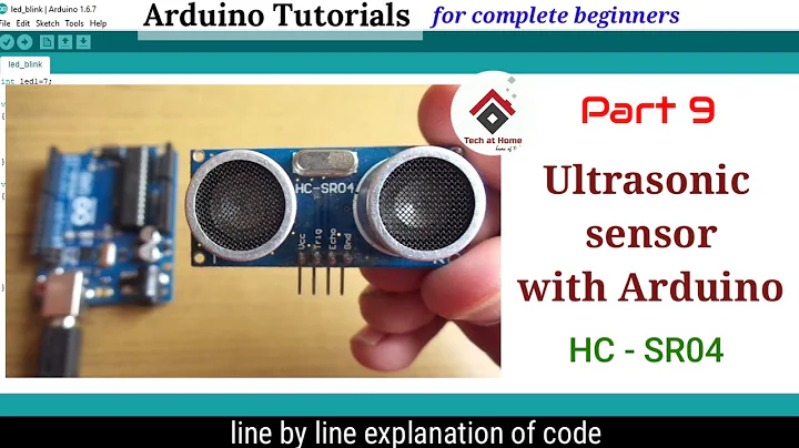 Ultrasonic sensor HC-SR04 with Arduino(code explained) Distance Measuring Senosr -Arduino tutorial 9