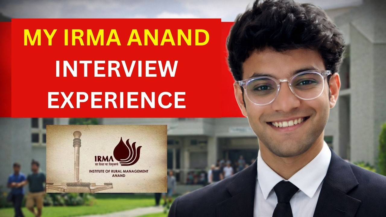 Опыт прохождения собеседования в IRMA Anand | MBA в области управления сельским хозяйством | Разн...