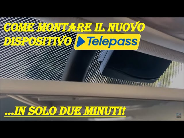 TUTORIAL  How to mount the Telepass in just 2 minutes 